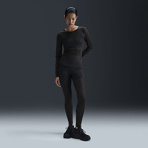 Girls grey nike leggings online